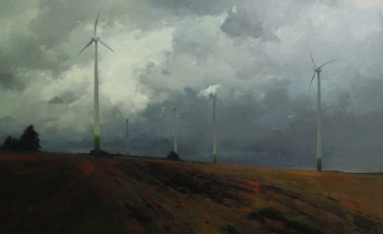 Alise Medina, Energija, 220x120 cm,oil on canvas, 2008